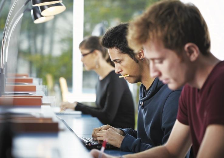 workers on computers